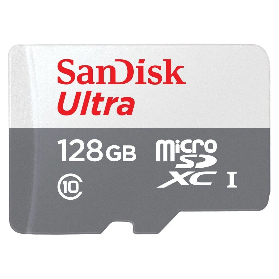 2 Units SanDisk  128GB Ultra UHS-I microSDHC Memory Card with SD Adapter - Image 3 of 3