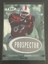 2001 SAGE Hit - Prospector Emerald #P15 Reggie Wayne /999 (RC)