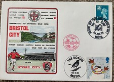 Bristol City v Stoke City 1976 Dawn First Day Cover