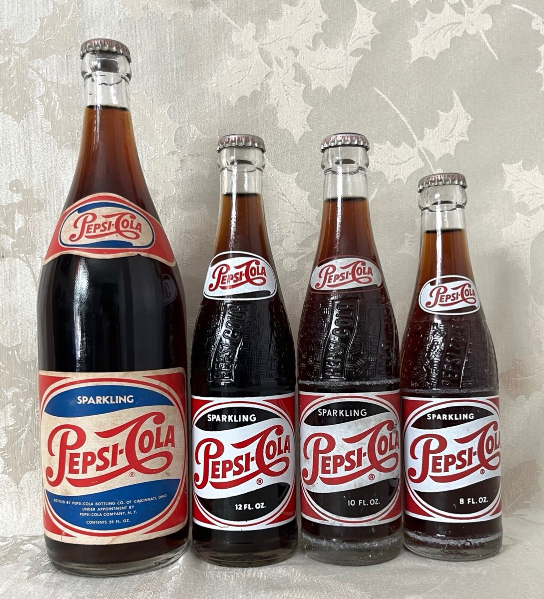 VINTAGE PEPSI COLA BOTTLE SET | eBay