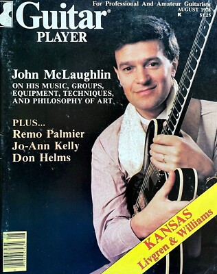 Guitar Player Magazine August 1978 John McLaughlin Kansas Don Helms Remo Palmier