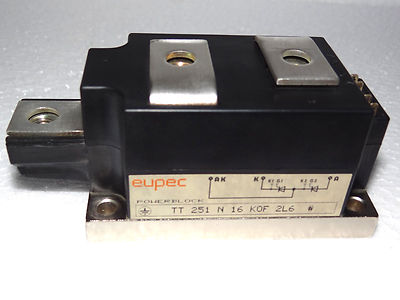 Eupec Powerblock Thyristor TT251N16KOF2L6# TT 251 N 16 KOF 2L6 # TT251N Top.