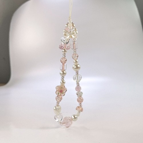 Mobile Phone Chain Cell Phone Lanyard with Acrylic Beads Phone Charm Strap Gift - Zdjęcie 4 z 8