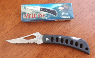 FROST CUTLERY Lightweight Pocket Knife 3'' Closed EAGLE EYE 15-073B