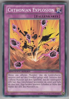 YU-GI-OH Chthonian Explosion Common WGRT-DE086 deutsch