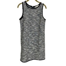 Loft Tweed Dress Small Petite Sleeveless