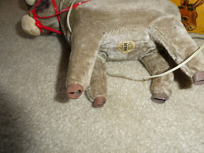 Vintage 1950s Linemar Japan Battery Operated Walking Donkey Toy