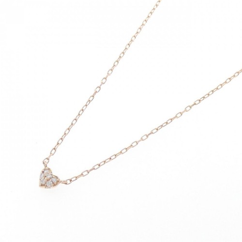 Authentic K10PG Heart Diamond Necklace 0.03CT #260-007-045-5038 - 第 2/6 張圖片