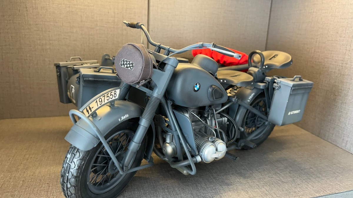 BMW R75 (プラモデル完成品1/6) New edition 1/6 WWII German BMW R75 motorcycle metal | eBay