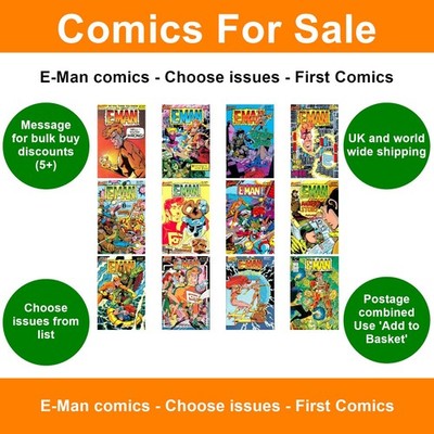 E-Man comics - Choose issues - First Comics
