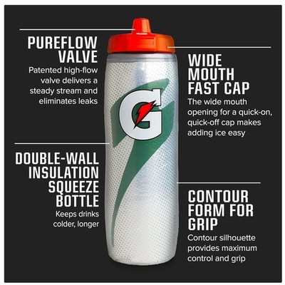 Black Squeeze Bottle with Pureflow Valve^