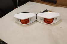 2 Per Lot Vintage Yankee Ceramic 7178 Amber Lens Marker Lights Pn 2068074 Rm 2 Per Lot Vintage Yankee Ceramic 7178 Amber Lens Marker Lights Pn 2068074 Rm