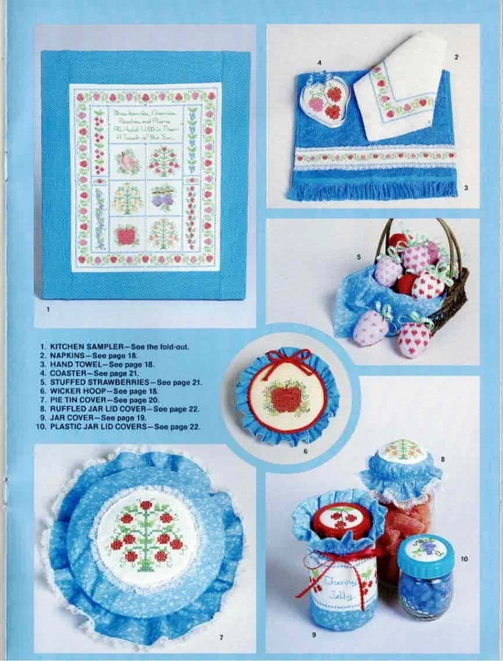 Counted Cross Stitch Designs Sampler Gifts Home Decor Current 1984 Vintage - Image 3 of 4
