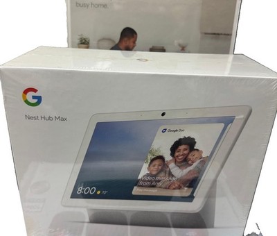Google Nest Hub Max Smart Speaker - Chalk (GA00426-US) for sale