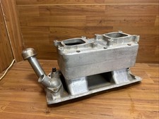Aluminum Tunnel Ram Intake Sbc Edelbrock Tr1 Breadbox Ihra Nhra Rat Rod Hot 1
