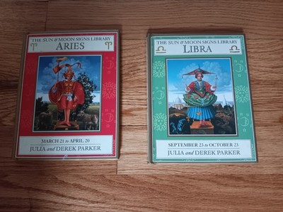 1992 THE SUN & MOON SIGNS LIBRARY ARIES & LIBRA HOROSCOPE BOOKS