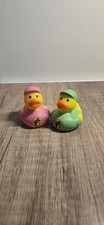 Official Buc-ee's 2 Rubber Duck in Classic Hats and Logo Tube -preowned
