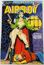 RUN OF 58 AIRBOY #1-51 COMPLETE SET (-2) + MINI DAVE STEVENS ECLIPSE 1986 NM/NM-