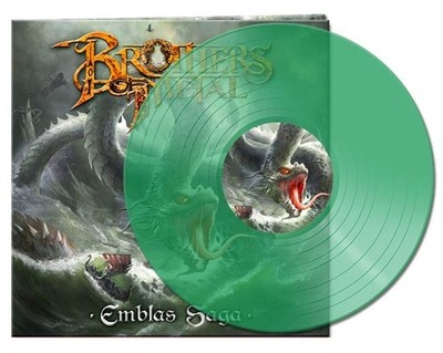 Brothers Of Metal Emblas Saga GREEN VINYL LP heavy metal viking ragnarok freyja