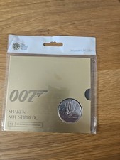 Royal Mint 2020 James Bond 007 Shaken Not Stirred £5 Coin Sealed Pack
