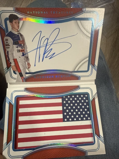 2023 Panini NT - Jumbo Firesuit Patch Signature Booklet Harrison Burton 1 Of 1.