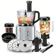 11-in-1 Food Processor Chopper Mixer Electric Blender Juicer Jar Home Upto 3.2L