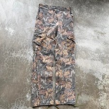 Vintage rare mossy oak fall foliage cargo camo hunting pants