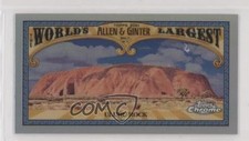 2021 Topps Allen & Ginter Chrome Mini World's Largest Uluru Rock #MWL-8 2k3