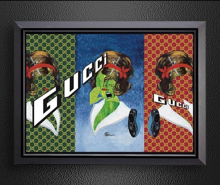 Tadanori Yokoo A4 Photo Poster Framed 2pc Set Japan Pop Art Modern