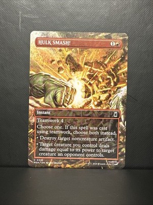 HULK SMASH! (Borderless) Marvel Super Heroes Regular