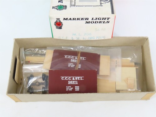 Kit de modelos de luces marcadoras a escala HO 706 CCC&STL New York Central Box Car #56371 | Condition: Used
