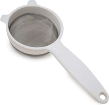 Norpro Stainless Steel Mesh Strainer, 2.5 Inches - White (2-Pack)