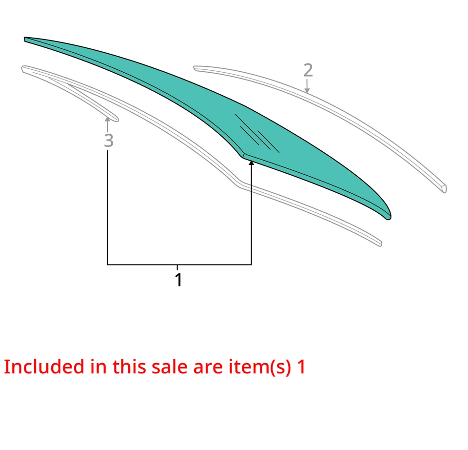 (LOCAL PICKUP ONLY) Back Glass Fits 07-12 LEXUS ES350 6858031 - Image 3 of 4