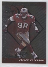 2000 Leaf Limited Rookie 257/500 Julian Peterson #349 0o9