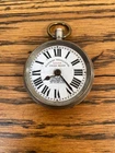 ANTIQUE RAILWAY REGULATOR SWISS POCKET WATCH TRAIN STATION MASTER