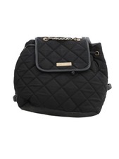 Borsa donna Kurt Geiger in nylon nero con zaino in ecopelle