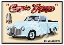 NEW Classic Garage FX Holden Ute tin metal sign