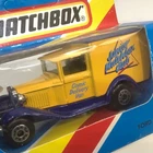 Vtg. Matchbox Ford Model A Jr. Matchbox Club Comic Delivery Van MB38 Blue Box