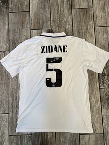 Photo Dédicacée De Zinédine Zidane - Format 7x5 - Idée Cadeau