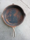 WAGNER WARE CAST IRON DOUBLE SKILLET HINGED LID ONLY 10 INCH