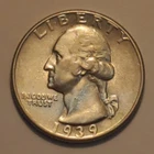Nicer Low Mintage 1939 P Washington Quarter