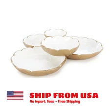 Southern Living Scalloped Cluster Bowls Aluminum