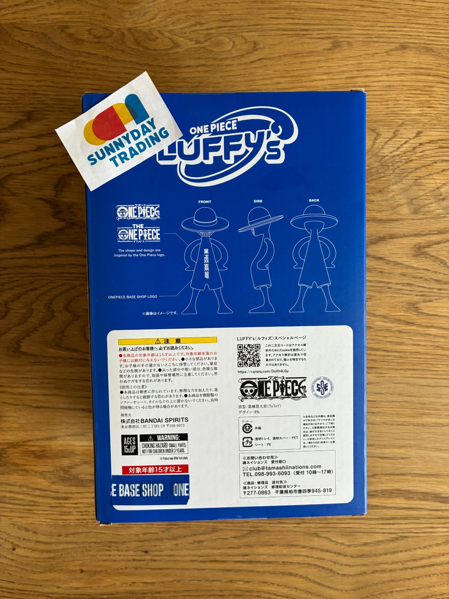 【新品】ルフィズ　BASE SHOP LIMITED 1/8 ロゴタイプ LUFFY's One Piece Base Shop Limited LOGOTYPE 1/8 Figure 215mm