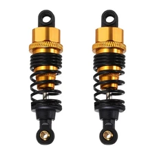 RC Shock Absorber 1/10 60mm Damper for 1/10 RC Car, Gold Tone