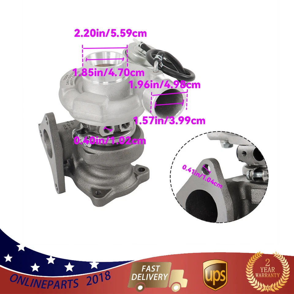 For Subaru Impreza 1998-2002 2003 2.0L TD04L-13T Turbocharger Turbo 14412-AA360 - Image 3 of 4