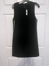 Alice + Olivia Black and White Sheath Mini Dress Size 10