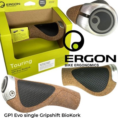 Ergon GP1-L BioKork Single Grip Shift Nexus City Tour Ebike Fahrrad Ergo Griffe