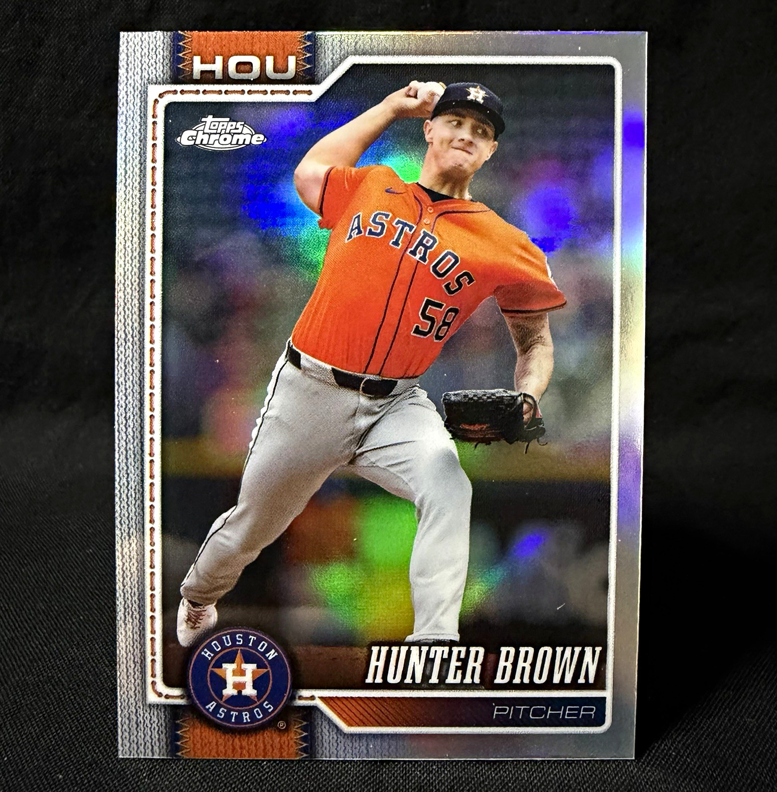 2026 Topps Chrome Refractor Hunter Brown Houston Astros #285