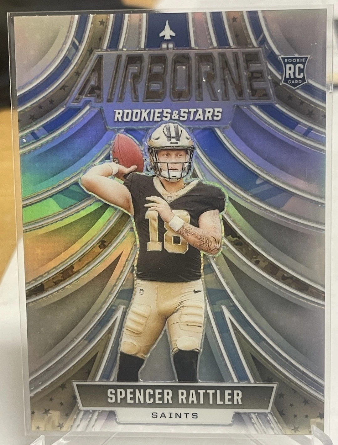 Spencer Rattler Panini Rookies & Stars Airborne #ASRR Base