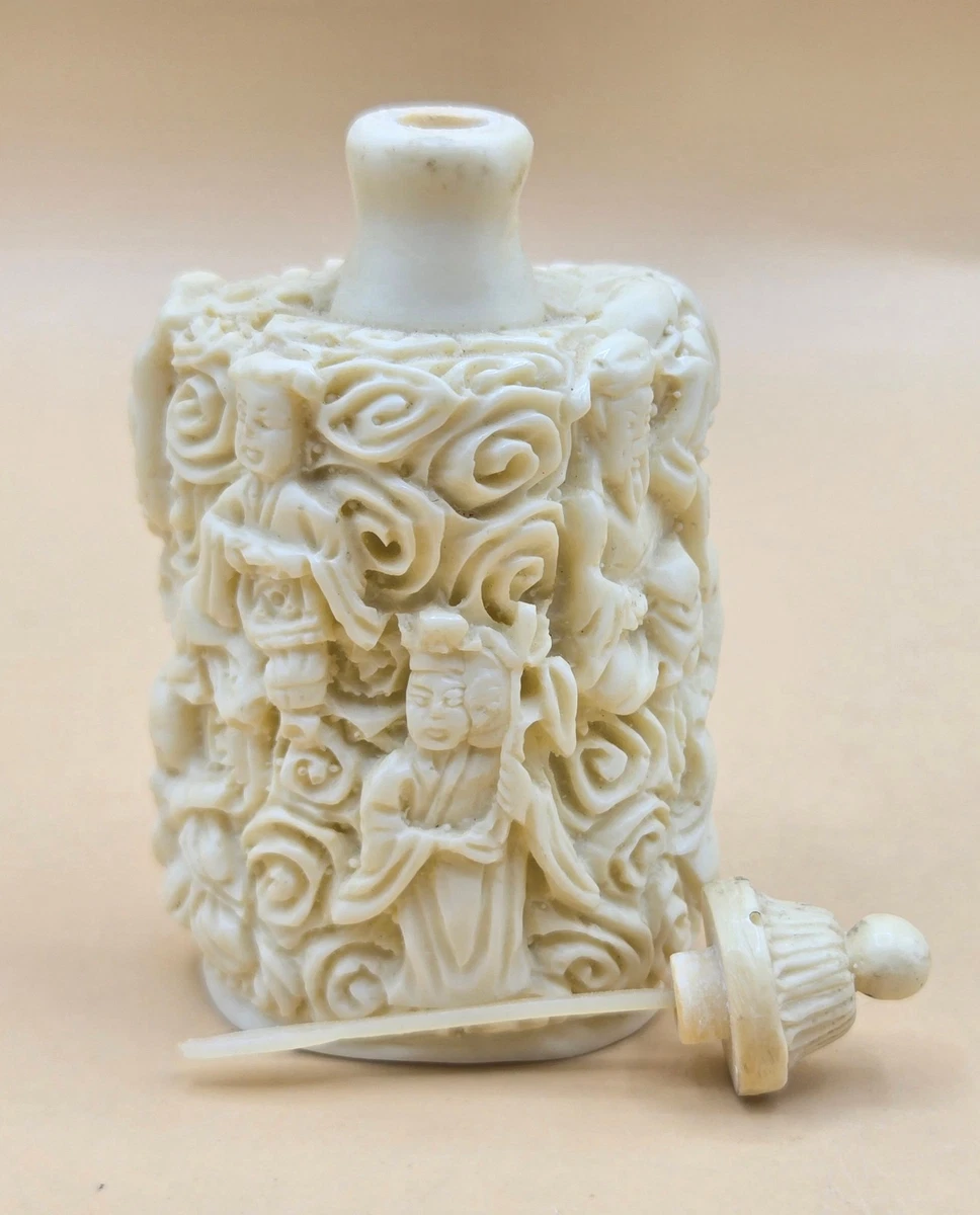 象牙古董中国鼻烟壶| eBay